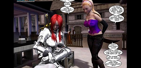 3D Comic Blade Maidens. Episodes 1-3